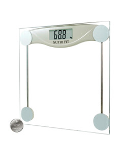 Báscula Digital de Baño NUTRI FIT 150 kg Alta Precisión