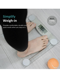 Báscula Digital de Baño NUTRI FIT 150 kg Alta Precisión 2