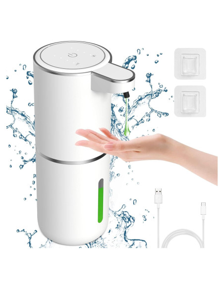 Dispensador Automático de Jabón Espumoso GuDoQi 380ml USB-C