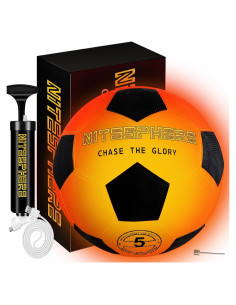 Pelota de Fútbol Iluminada Nitesphere Tamaño 5 LED Recargable