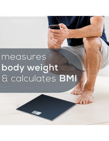 Báscula de vidrio Beurer GS435B con Bluetooth y IMC