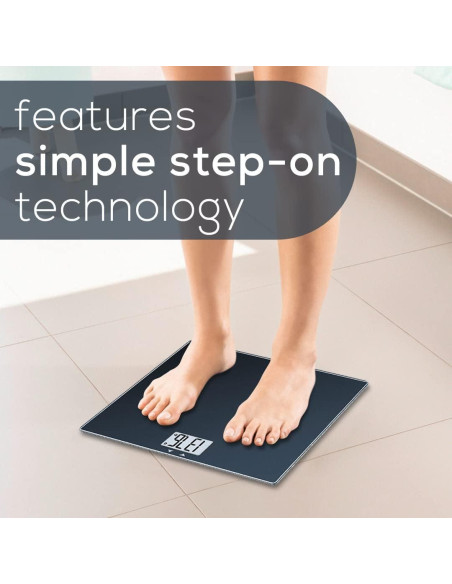 Báscula de vidrio Beurer GS435B con Bluetooth y IMC