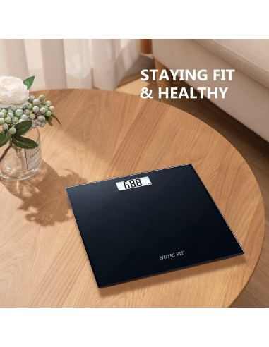 Balanza Digital de Baño NUTRI FIT 181 kg Ultra Delgado