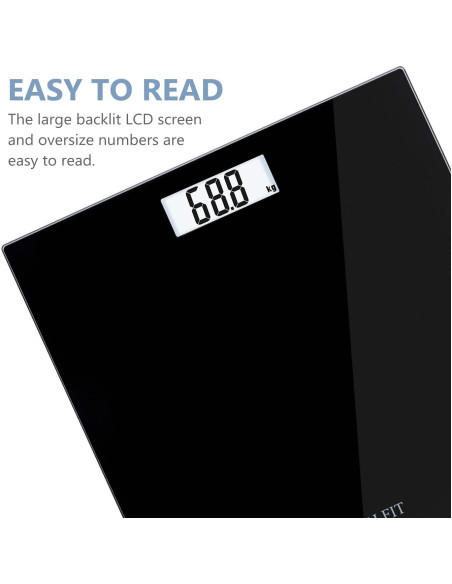 Balanza Digital de Baño NUTRI FIT 181 kg Ultra Delgado