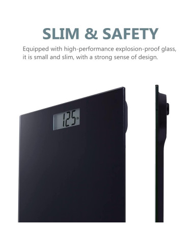 Balanza Digital de Baño NUTRI FIT 181 kg Ultra Delgado