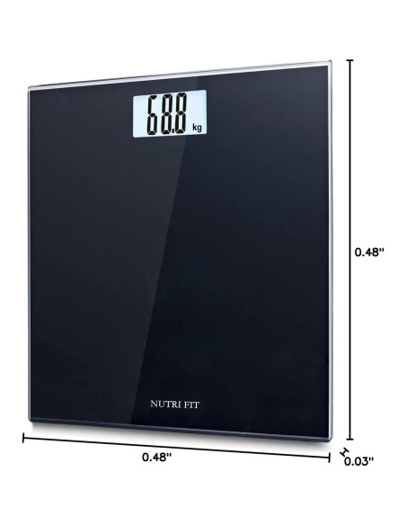 Balanza Digital de Baño NUTRI FIT 181 kg Ultra Delgado