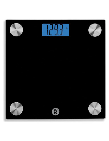 Báscula Digital de Baño Conair WW261Z, Vidrio Negro 182 kg