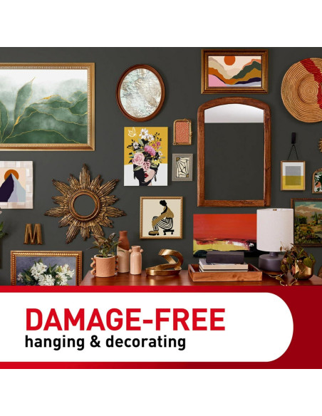 Ganchos Transparentes Command 53 Piezas - Colgado Sin Daños Ganchos Transparentes Command 53 Piezas - Colgado Sin Daños