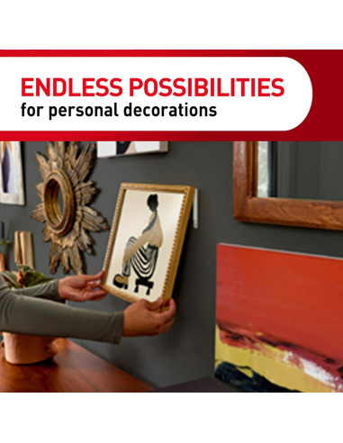 Ganchos Transparentes Command 53 Piezas - Colgado Sin Daños