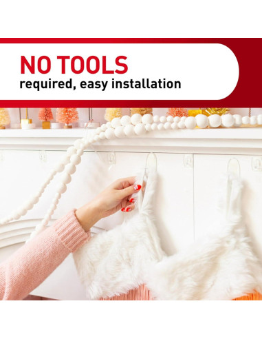 Ganchos Transparentes Command 53 Piezas - Colgado Sin Daños