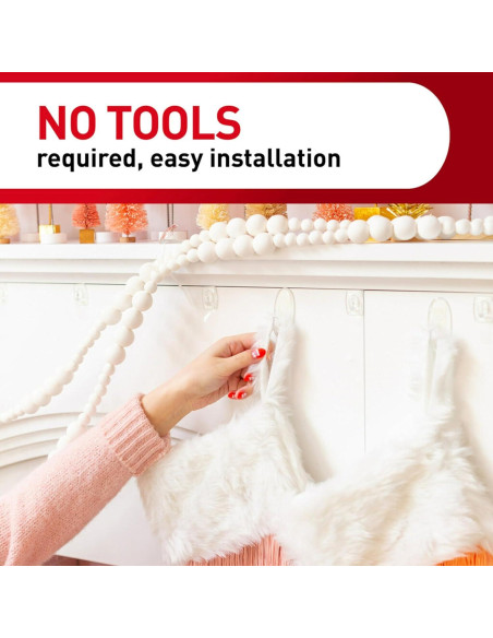 Ganchos Transparentes Command 53 Piezas - Colgado Sin Daños Ganchos Transparentes Command 53 Piezas - Colgado Sin Daños