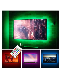Tira LED RGB CPLID 4.5m para TV 60-65" con Control Remoto