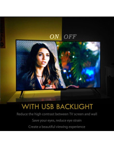 Tira LED RGB CPLID 4.5m para TV 60-65" con Control Remoto 2