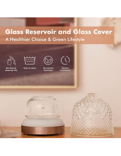 Difusor de Aceite Esencial Levoair 200ml Vidrio Aromaterapia 2