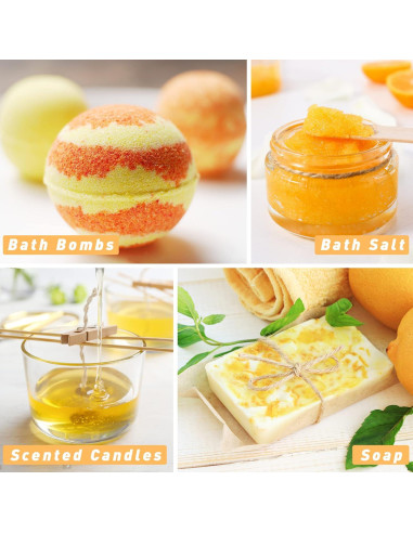 Conjunto de Aceites Aromáticos ESSLUX 6x10ml para Jabones y Velas