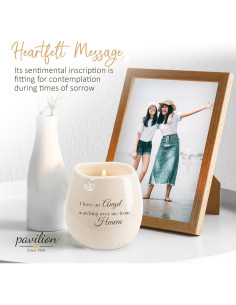 Vela Conmemorativa Pavilion Cielo 227g Cera de Soja Blanca 2