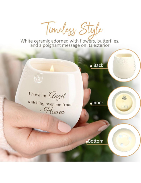 Vela Conmemorativa Pavilion Cielo 227g Cera de Soja Blanca