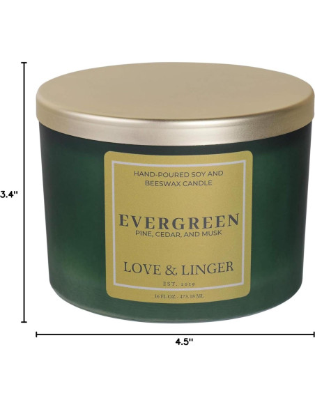 Vela Aromática de Soja y Cera de Abeja Love & Linger 1.13 kg
