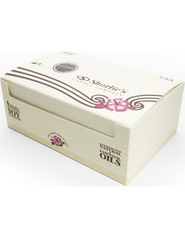 Velas Votivas de Soja Shortie's - Lavanda Inglesa - 6 Recargas