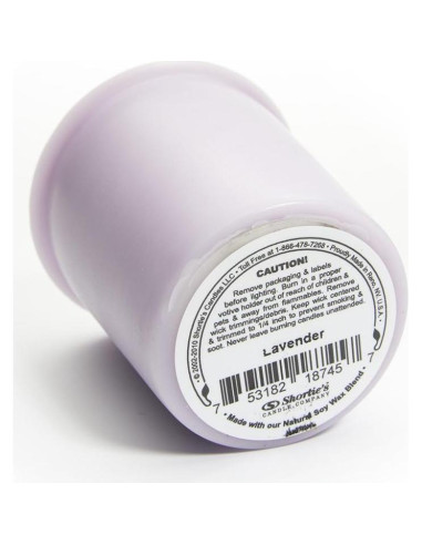 Velas Votivas de Soja Shortie's - Lavanda Inglesa - 6 Recargas