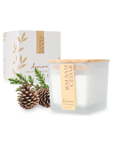Vela Aromática Aeviva Cedro Balsámico 199.84 g Cera Soja