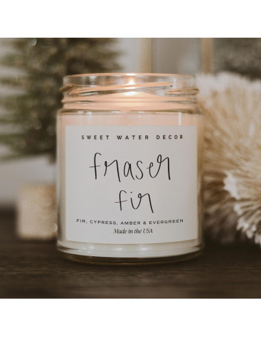 Vela de Soja Sweet Water Decor 9oz Aroma a Pino Fraser