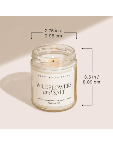 Vela de Soja Sweet Water Decor 9oz Aroma a Pino Fraser