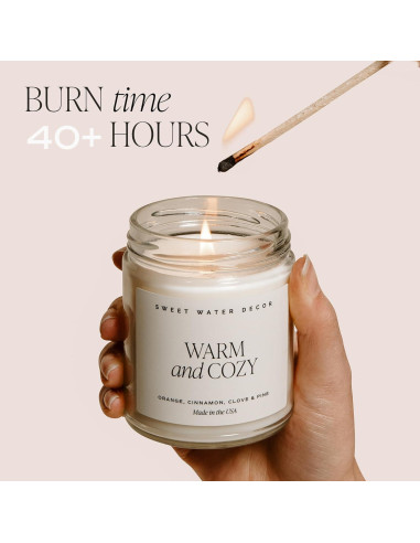 Vela de Soja Sweet Water Decor 9oz Aroma a Pino Fraser