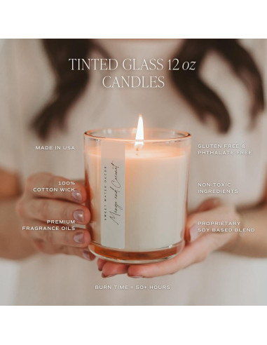 Vela Aromática de Soja Sweet Water Decor 12oz Spa Day