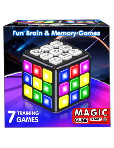 Cubo de Juego de Memoria y Cerebro STEM para Niños 6-12 Años
