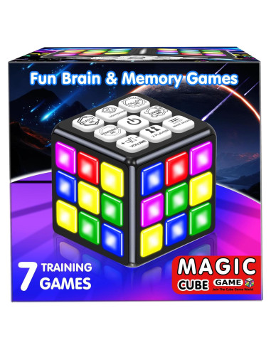 Cubo de Juego de Memoria y Cerebro STEM para Niños 6-12 Años