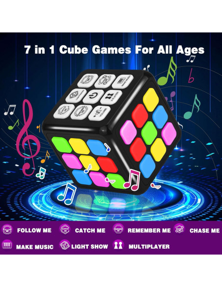 Cubo de Juego de Memoria y Cerebro STEM para Niños 6-12 Años