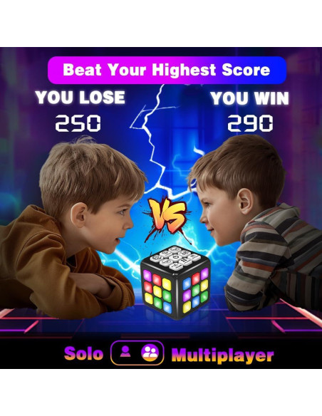 Cubo de Juego de Memoria y Cerebro STEM para Niños 6-12 Años