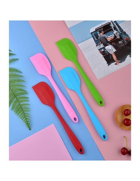 Juego de Espátulas de Silicona YAJUYANG - 8 Piezas Resistentes al Calor