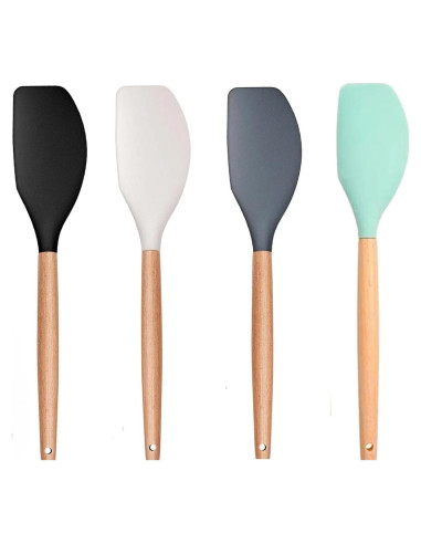 Juego de Espátulas de Silicona LorisArm 4 Piezas 30.48 cm