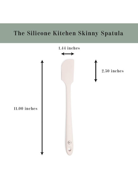 Juego de Espátulas de Silicona 3 Piezas La Cocina de Silicona