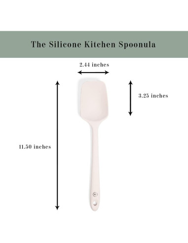 Juego de Espátulas de Silicona 3 Piezas La Cocina de Silicona