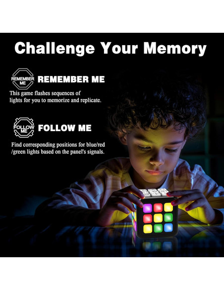 Cubo de Juego de Memoria y Cerebro STEM para Niños 6-12 Años