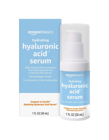 Suero Hidratante Ácido Hialurónico Amazon Basics 29.57ml