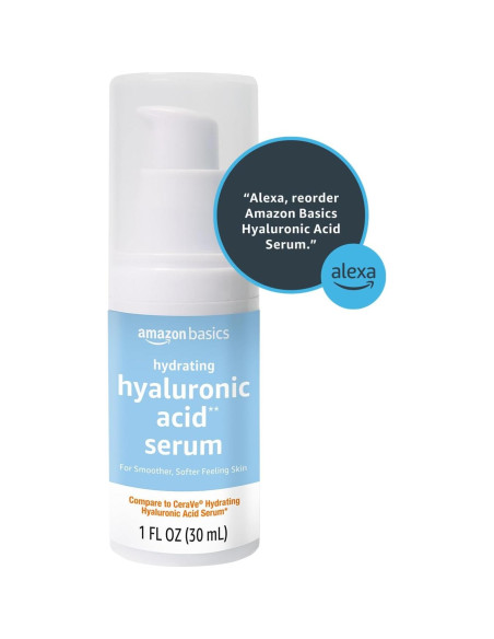 Suero Hidratante Ácido Hialurónico Amazon Basics 29.57ml
