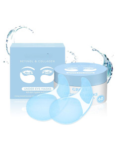 Parches para Ojos Facekaot 60PCS Retinol y Colágeno Hidratantes