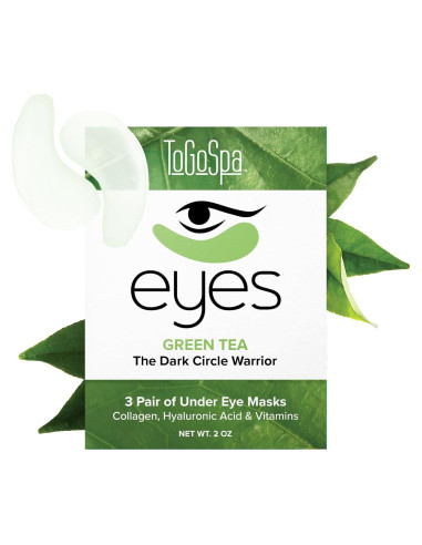 Almohadillas de Gel Antienvejecimiento ToGoSpa Té Verde - 3 Unidades