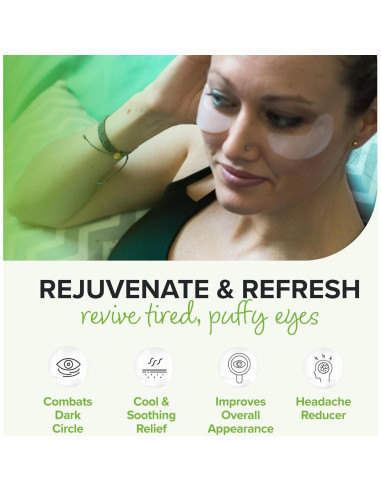 Almohadillas de Gel Antienvejecimiento ToGoSpa Té Verde - 3 Unidades