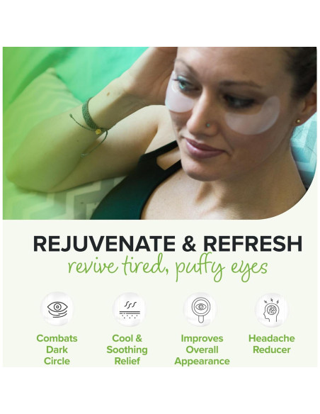 Almohadillas de Gel Antienvejecimiento ToGoSpa Té Verde - 3 Unidades Almohadillas de Gel Antienvejecimiento ToGoSpa Té Verde - 3 Unidades