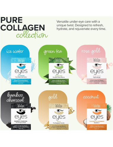 Almohadillas de Gel Antienvejecimiento ToGoSpa Té Verde - 3 Unidades