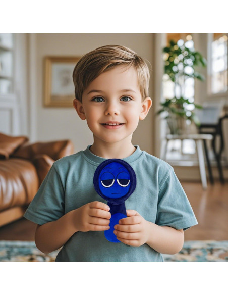 Peluche Sprunki 20 cm Azul y Amarillo - Juguete de Horror