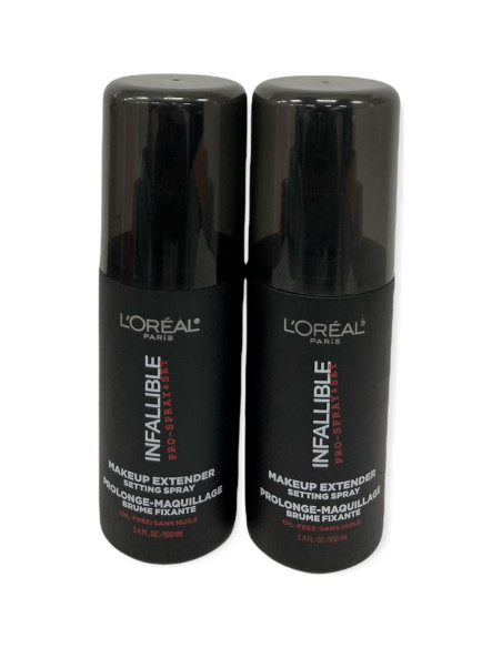 Spray Fijador de Maquillaje L'Oreal Paris Infallible 2x100ml