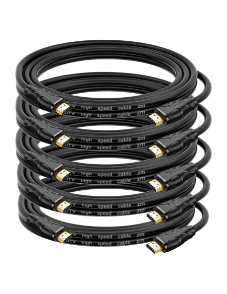 Cable HDMI 2.1 0.46m Kanmis 5pcs Alta Velocidad 8K 60Hz