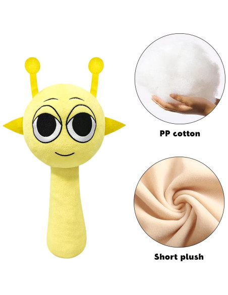 Peluche Sprunki 20 cm Azul y Amarillo - Juguete de Horror