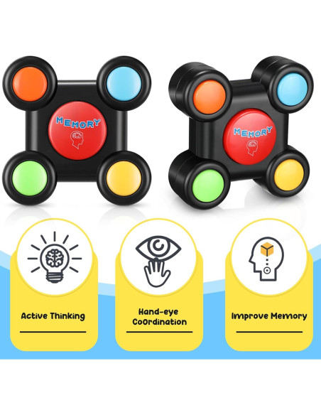 Juego de Memoria Iluminado Silipull - 6 Piezas Portátiles Juego de Memoria Iluminado Silipull - 6 Piezas Portátiles